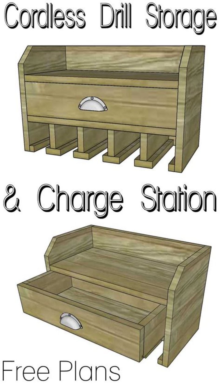 Printable Cordless Drill Charging Station Plans PDF – Easy DIY Guide