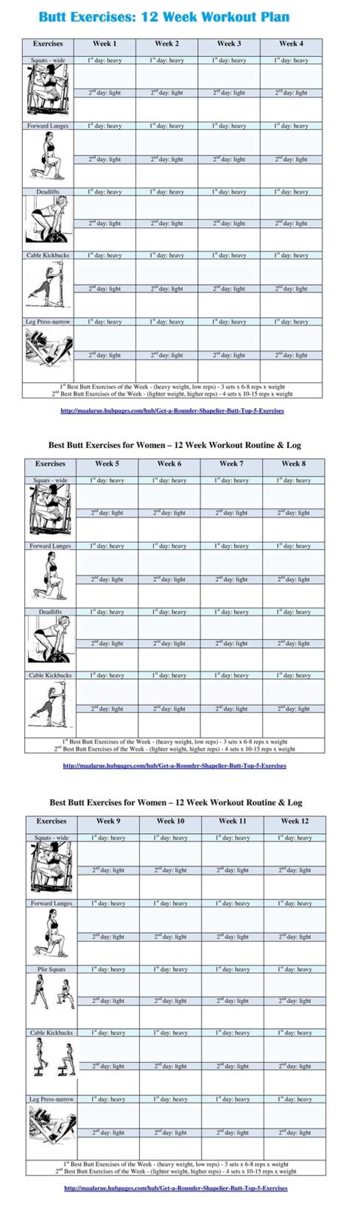 Printable Female Bodybuilding Workout Plan PDF – Get Strong, Shape Up Fast