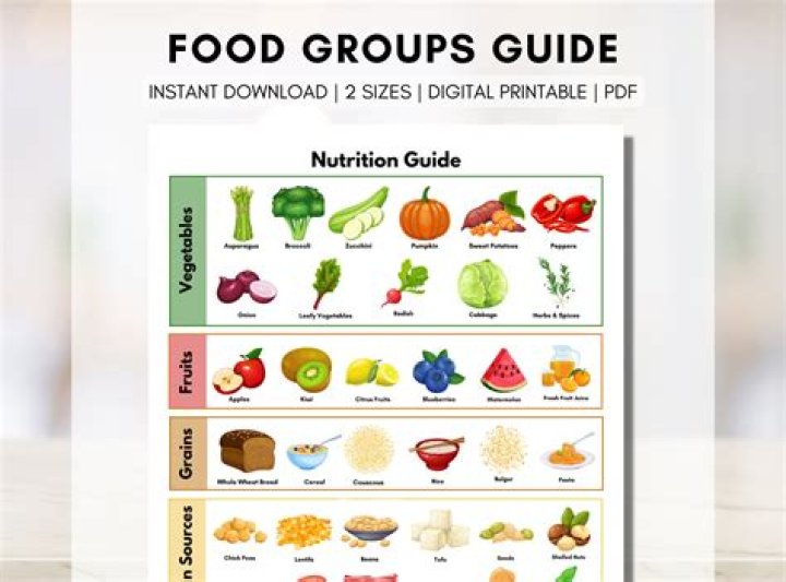 Printable Food Groups Worksheets PDF for Kids & Teachers