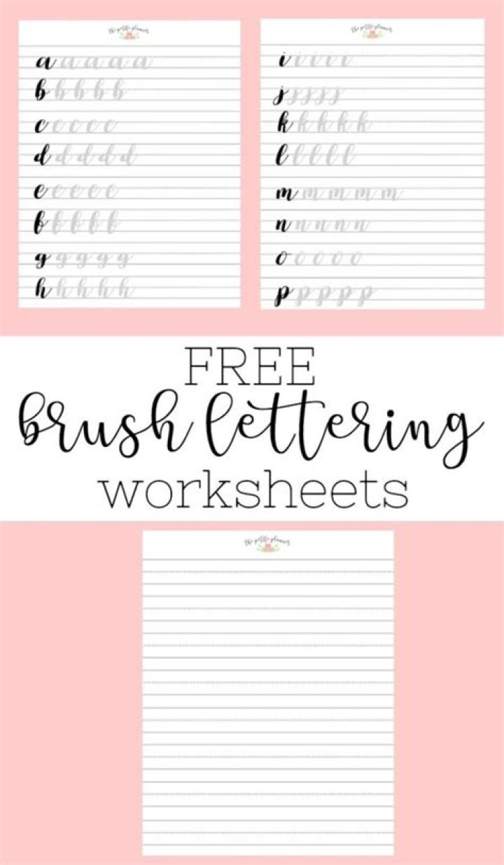Download Free Printable Hand Lettering Practice Sheets PDF