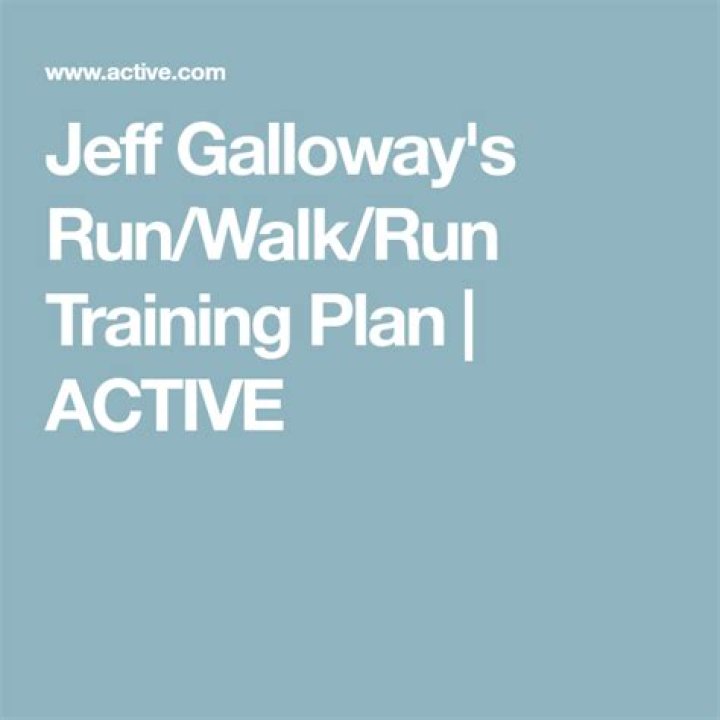 Printable Jeff Galloway Marathon Training Plan PDF – Train Smarter, Run Faster
