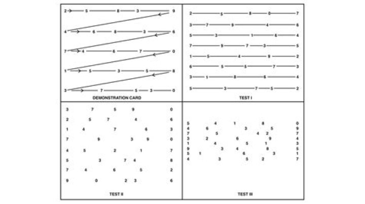 Printable King Devick Test Cards PDF for Instant Cognitive Assessment