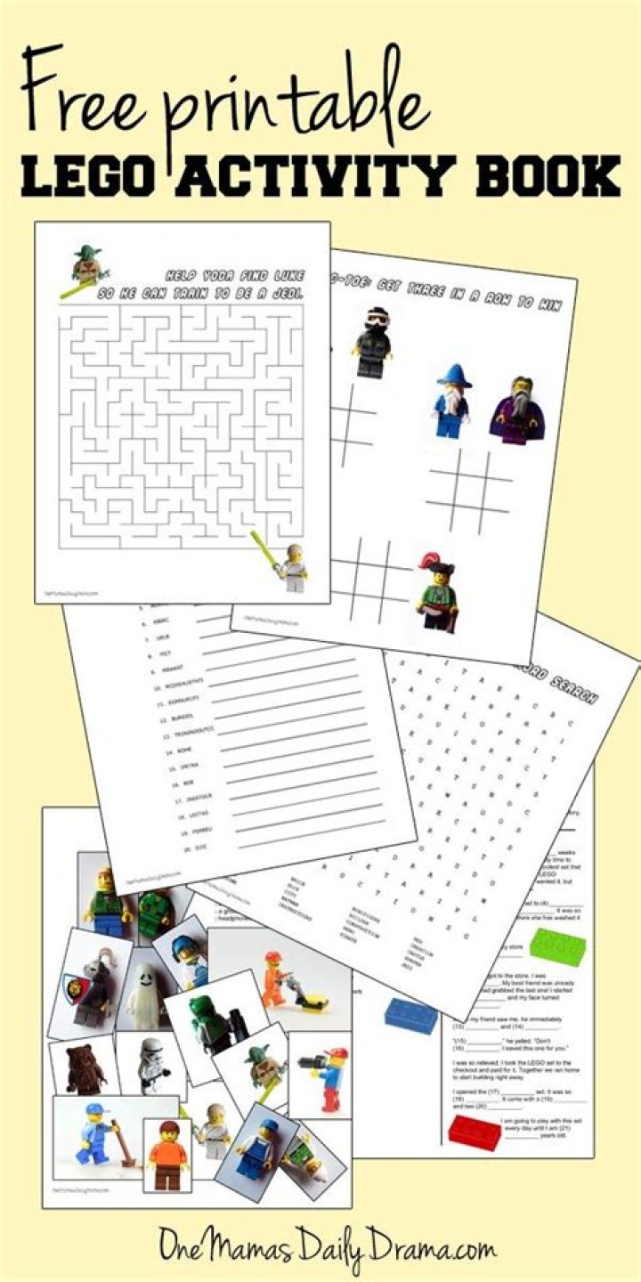 Free Printable LEGO Worksheets PDF – Fun Learning Activities for Kids