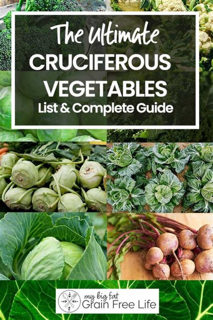 Printable List of Cruciferous Vegetables PDF for Easy Reference