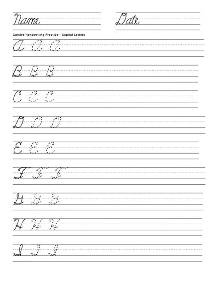 Free Printable Nelson Handwriting Worksheets PDF for Kids
