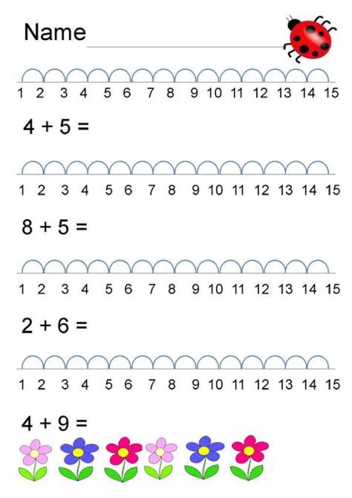 Printable Reception Maths Worksheets PDF – Instant Download