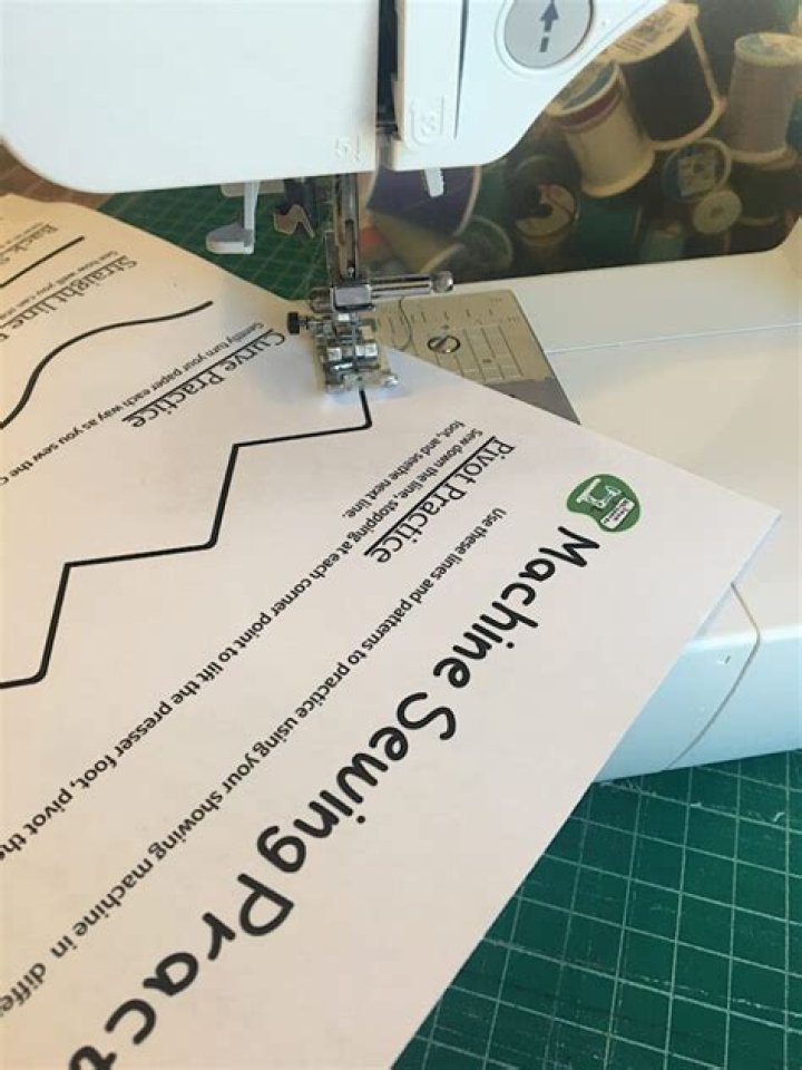 Printable Sewing Machine Practice Sheets PDF for Beginners