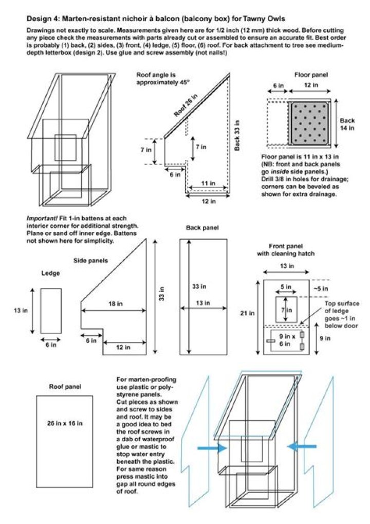 Printable Squirrel House Plans PDF – Easy DIY Wildlife Shelter