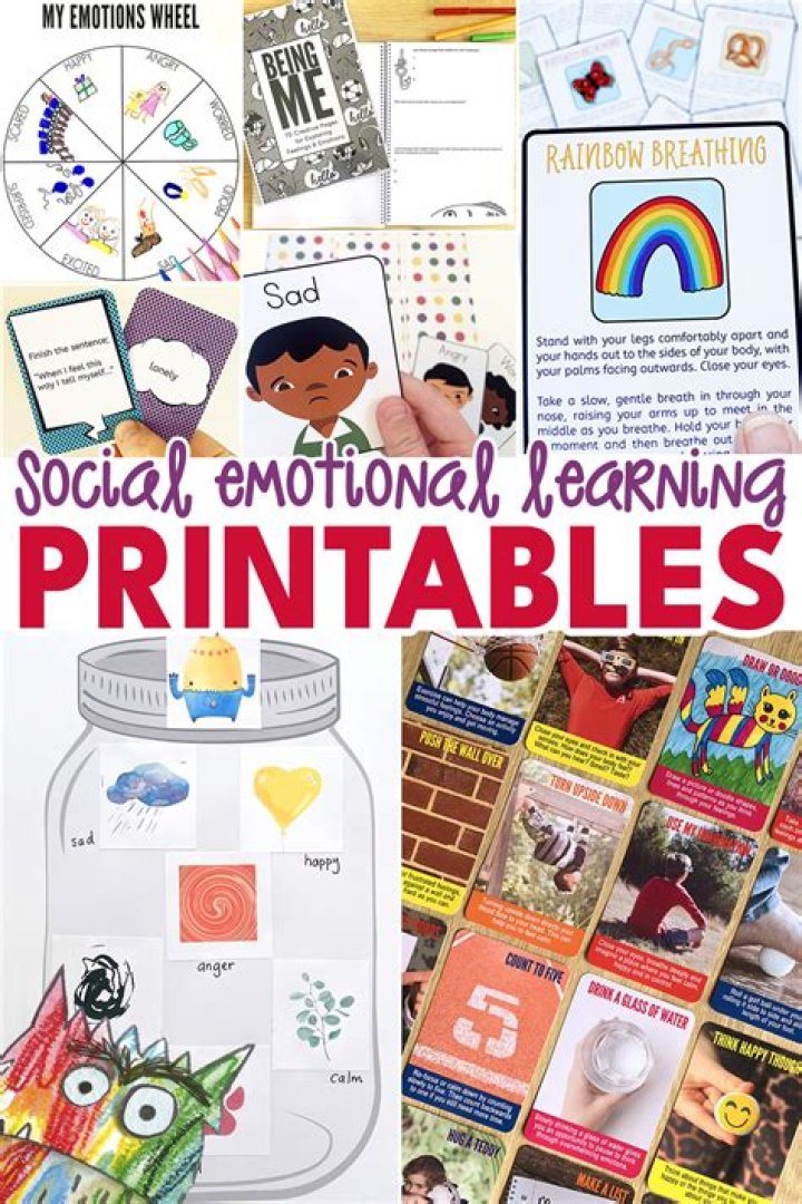 Printable SEL Worksheets PDF for Social Emotional Learning