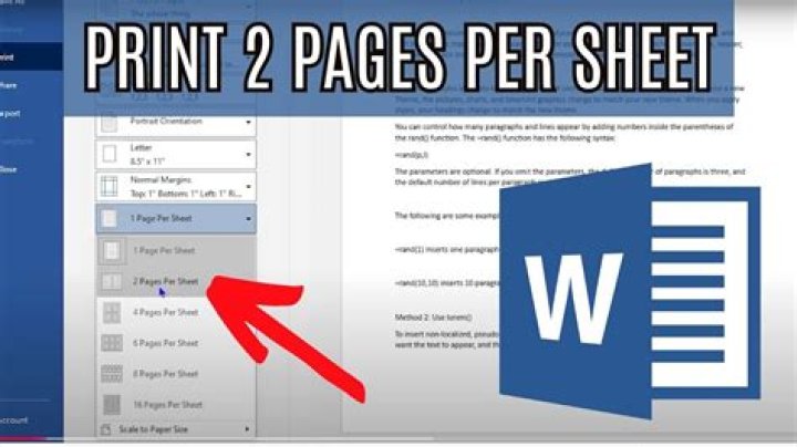 Print 2 PDF Pages on One Sheet – Save Paper & Time
