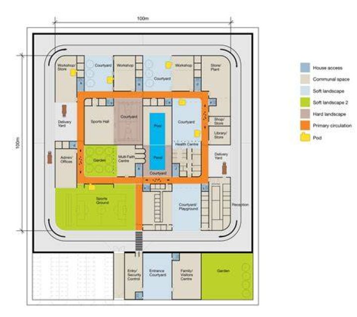 Prison Floor Plan PDF: Detailed Layout for Security & Design