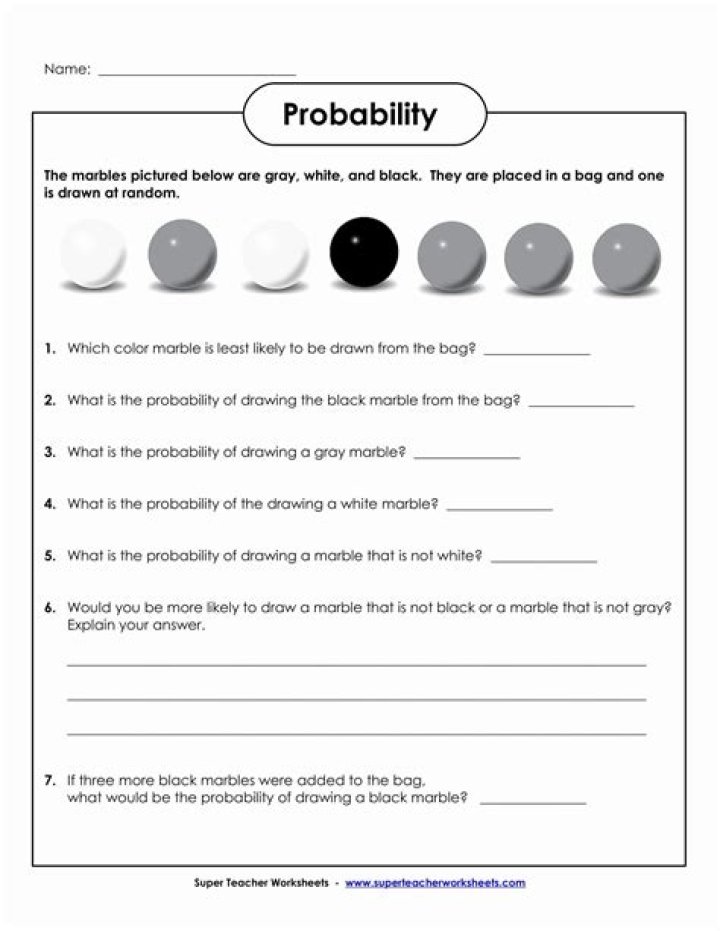 Probability PDF Questions and Answers: Master Probability with Practice Problems
