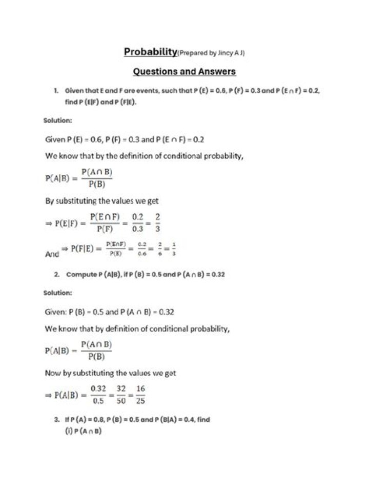 Probability Theory Questions and Answers PDF: Master Key Concepts