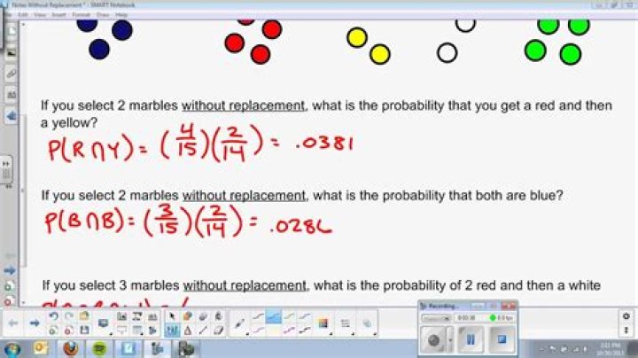 Probability With and Without Replacement Worksheet PDF Download
