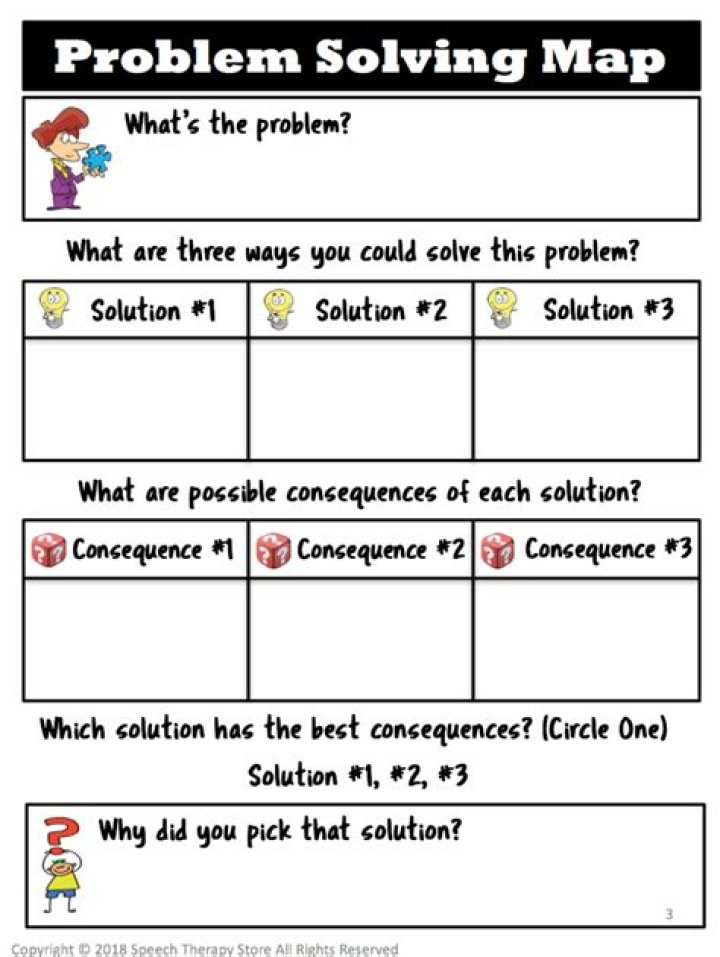 Problem Solving Worksheets for Kids PDF – Easy Printable Activities