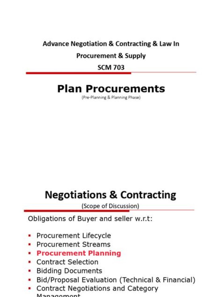 Procurement Planning Steps PDF: Essential Guide & Template