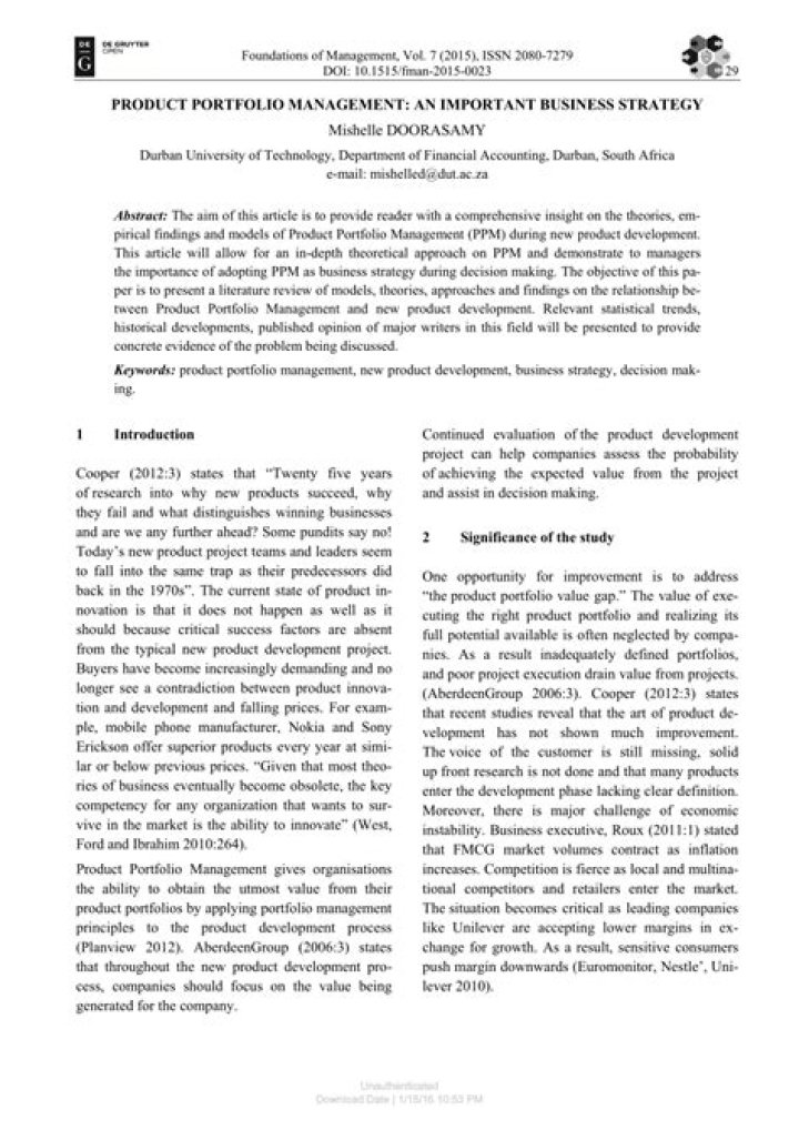 Master Product Portfolio Management with Expert PDF Guide