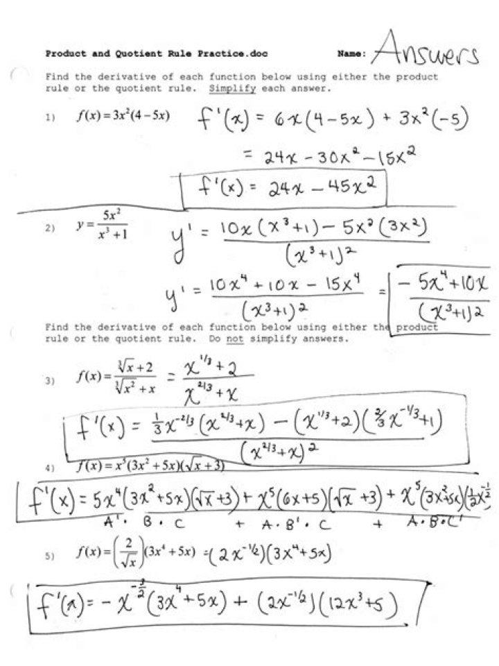Product Rule Questions & Answers PDF – Expert Guide