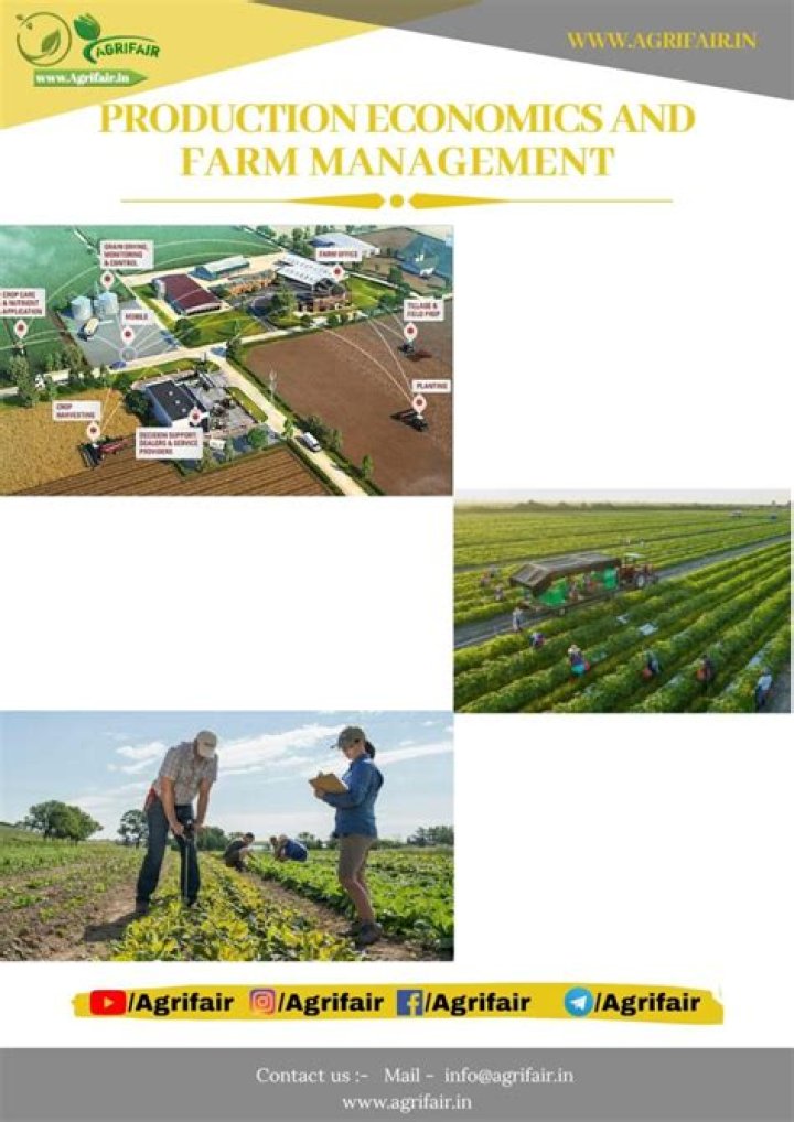 Master Production Economics & Farm Management with Expert PDF Guide
