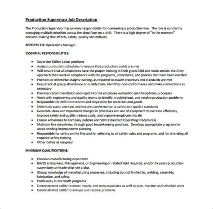 Production Manager Job Description PDF: Full Salary & Responsibilities Guide