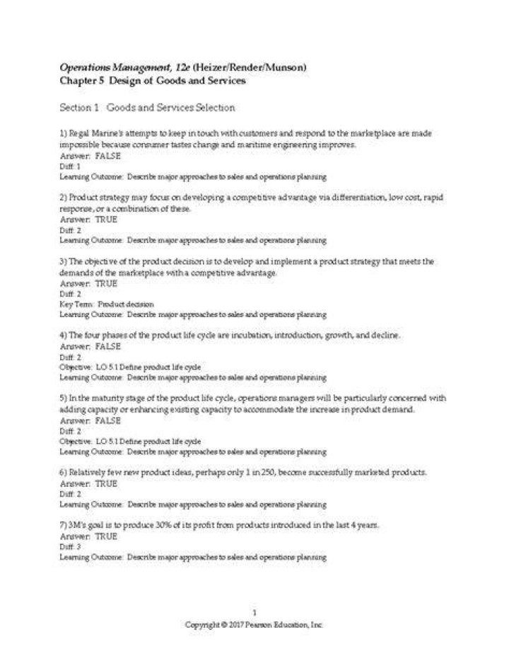 Production Planning and Control: Expert Q&A PDF Guide
