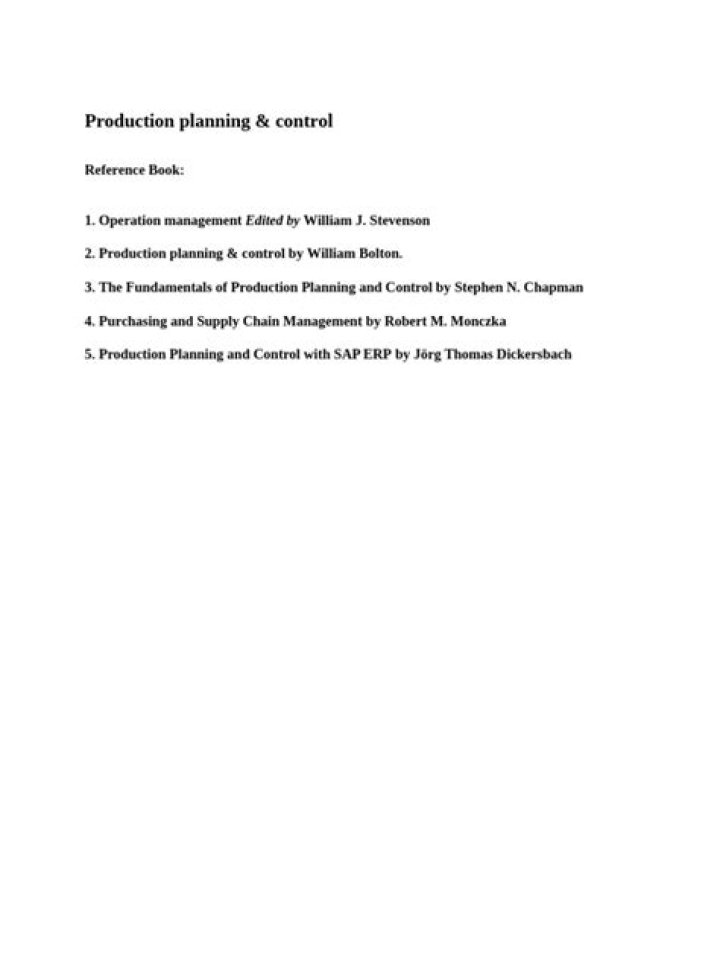 Production Planning PDF: Essential Guide for Efficient Manufacturing Workflows