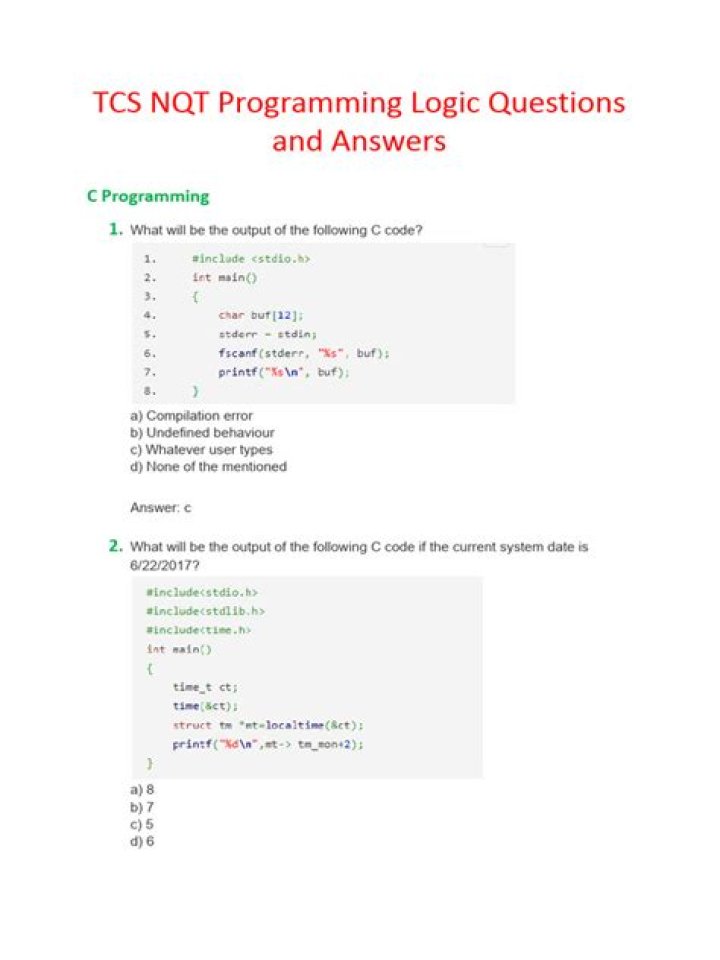 Master Programming Logic Questions & Answers: PDF Guide