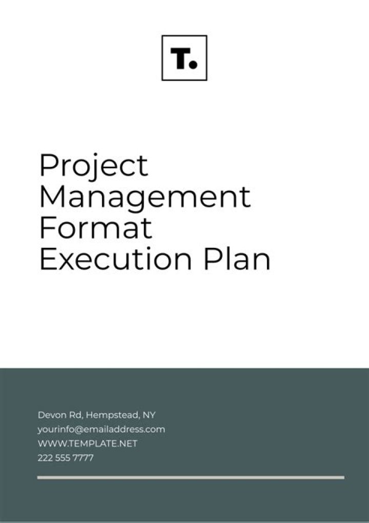 Comprehensive Project Execution Plan for Oil & Gas – Download PDF
