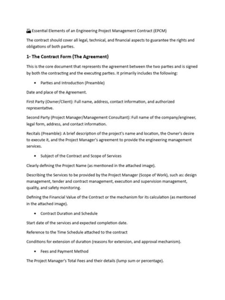 Project Management Contract PDF: Essential Template for Success