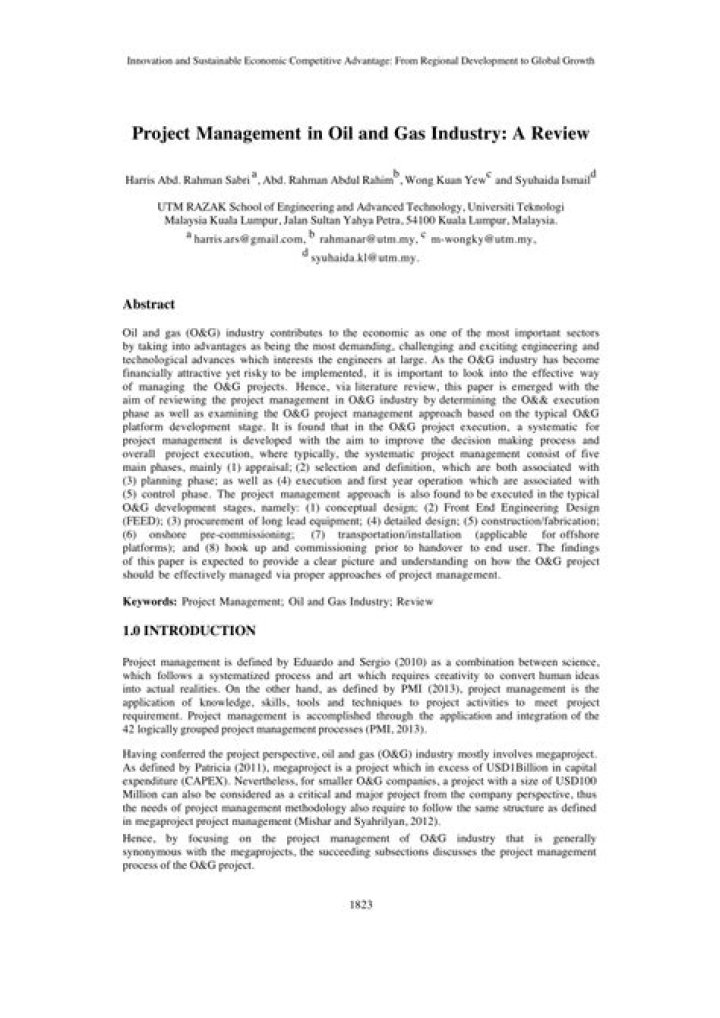 Master Project Management in the Oil and Gas Industry: Essential PDF Guide