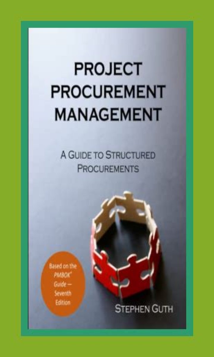 Project Procurement Management: A Step-by-Step Guide to Structured Procurement PDFs