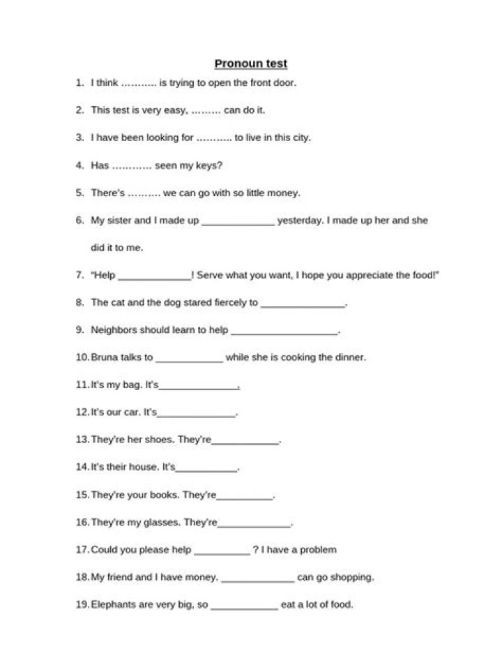 Free Pronoun Test PDF – Assess Your Gender Pronouns Accurately