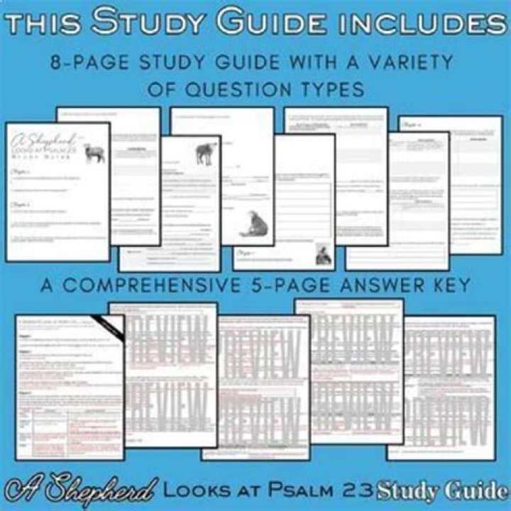 Psalm 23 Study Questions PDF: Analyze and Reflect with Purpose