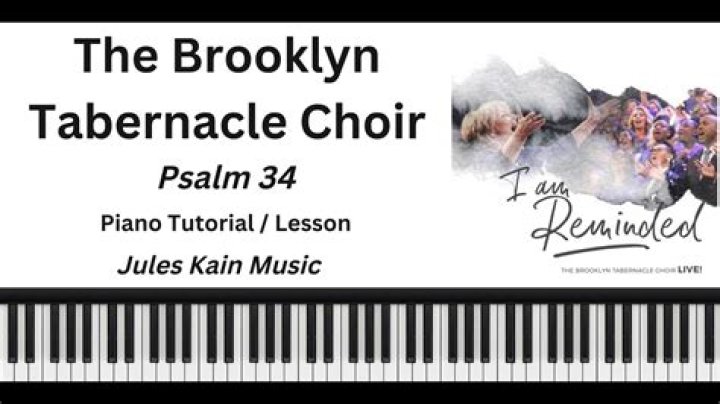 Psalm 34 Brooklyn Tabernacle Choir Sheet Music PDF – Sing with Ease