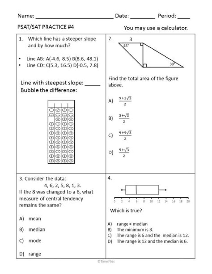 PSAT Geometry Practice Questions PDF – Instant Download & Practice