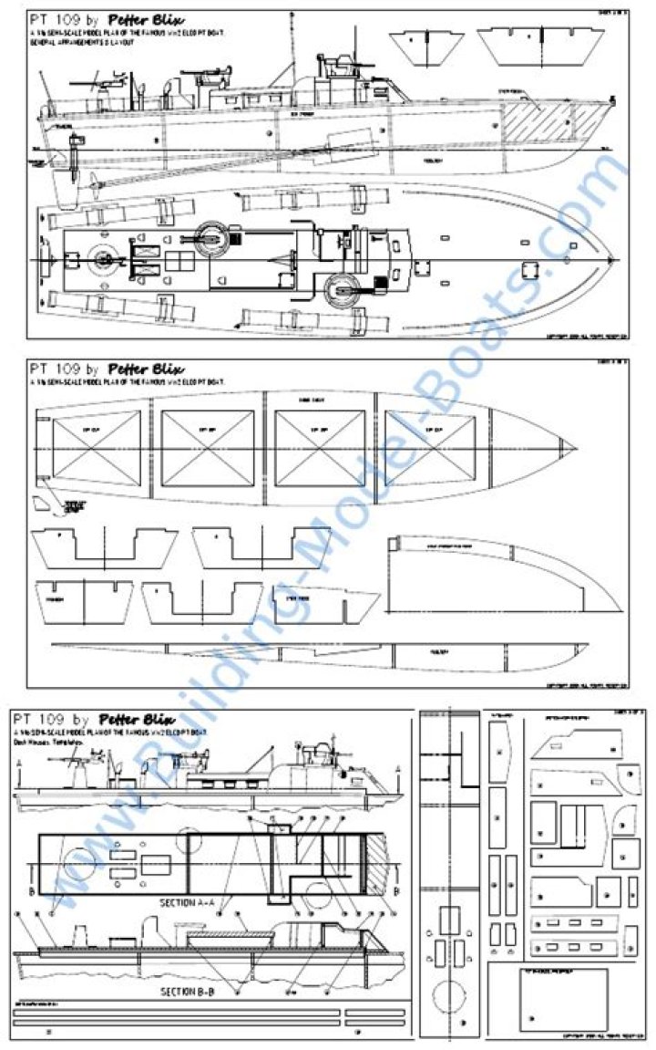PT Boat Plans PDF: Detailed Construction Blueprints for Classic Kits