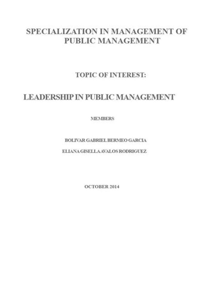 Public Management PDF: Essential Guidelines and Resources