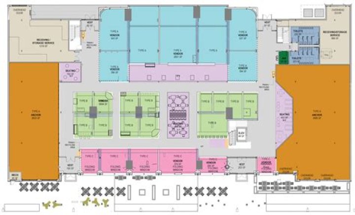 Public Market Floor Plan PDF for Event Planning