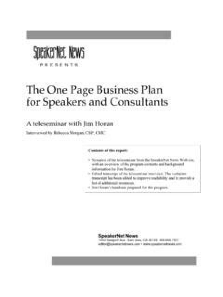 Public Speaking Business Plan PDF: Step-by-Step Guide