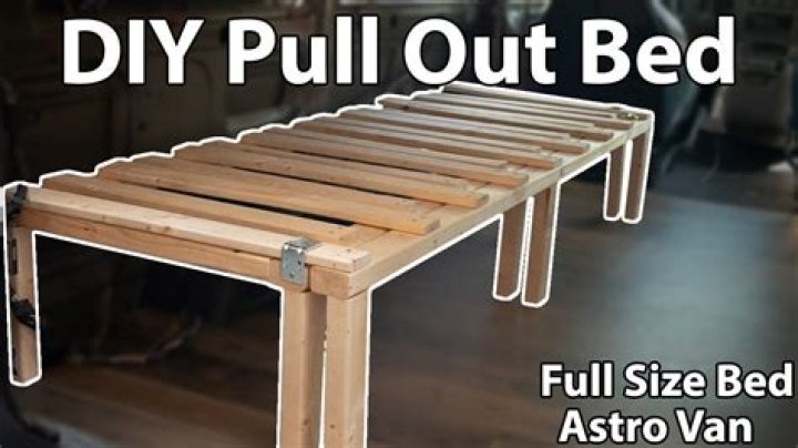 Pull Out Slat Bed Plans PDF – Easy DIY Assembly & Storage Solution