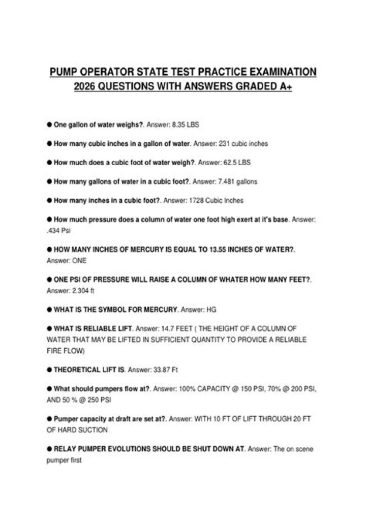 Pump Operator Questions & Answers PDF: Expert Guide