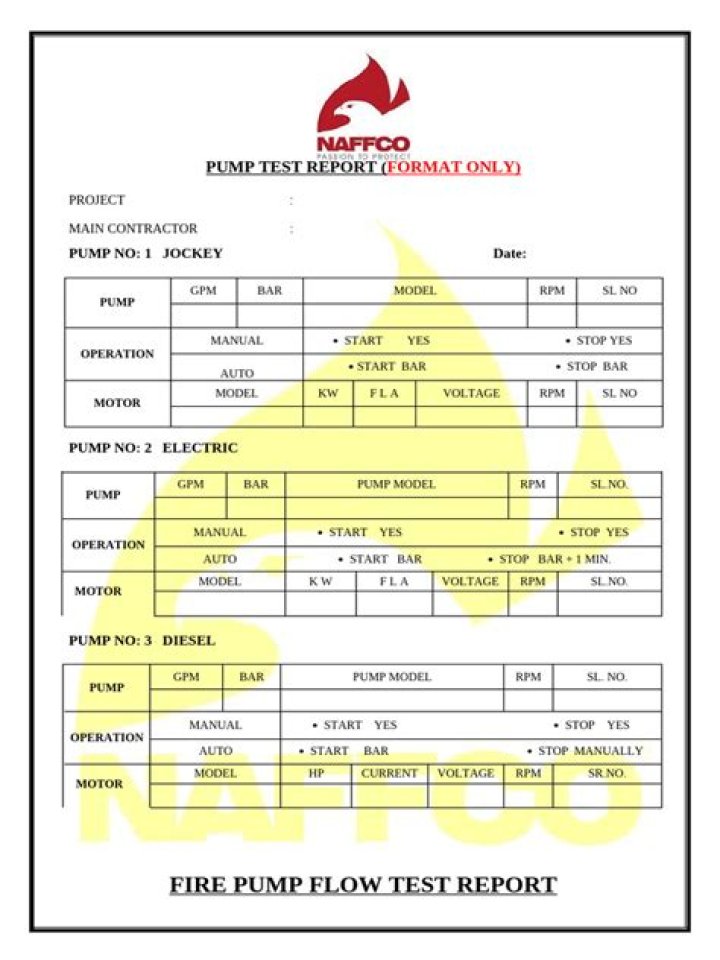 Pump Performance Test Report PDF – Accurate Results & Analysis