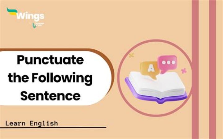 Punctuate the Following Sentences with Answers: PDF Guide