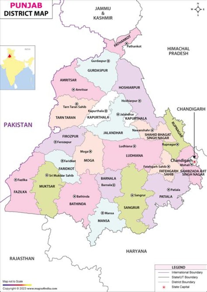 Punjab District List PDF: Complete Statewide Administrative Breakdown