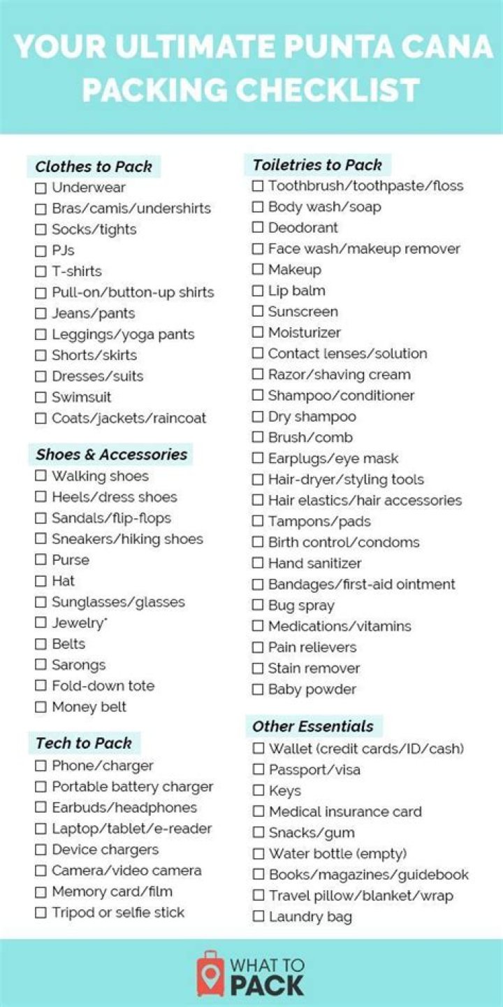 Punta Cana Packing List PDF – Essential Items for Your Trip