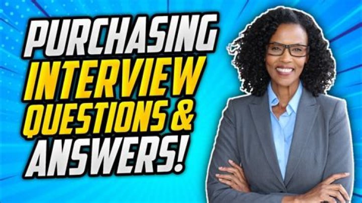 Purchasing Interview Questions and Answers PDF: Expert Tips