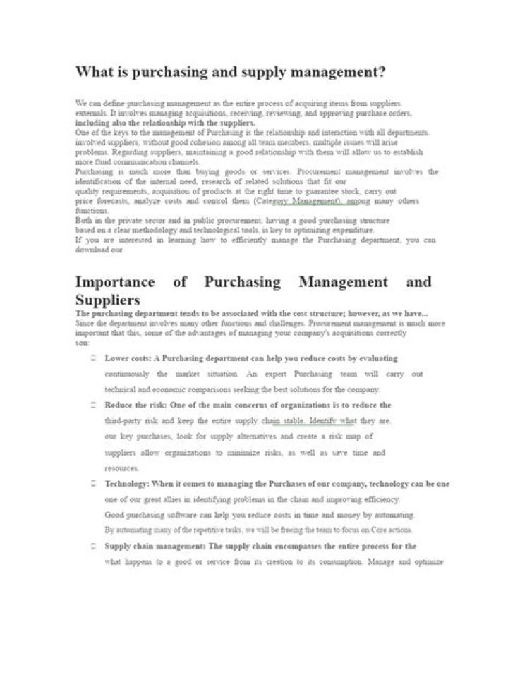 Purchasing Management PDF: Master Effective Procurement Strategies