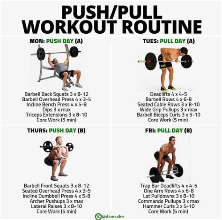 Push and Pull Workout Plan PDF: Build Strength & Balance