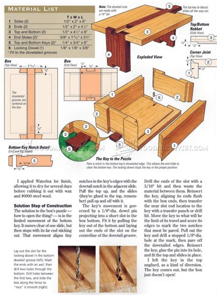 Download Free Puzzle Box Plans PDF Now