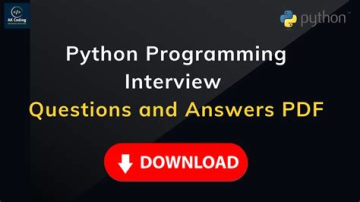 Python Basic Interview Questions and Answers PDF – Master Your Next Tech Recruitment